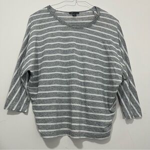 Vince Striped Top XS Dolman 3/4 Sleeve Lightweight Pima Cotton Modal Blend Soft